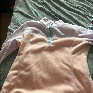 Columbia Women's Pastel Fleece Sweater - Pink and Lavender